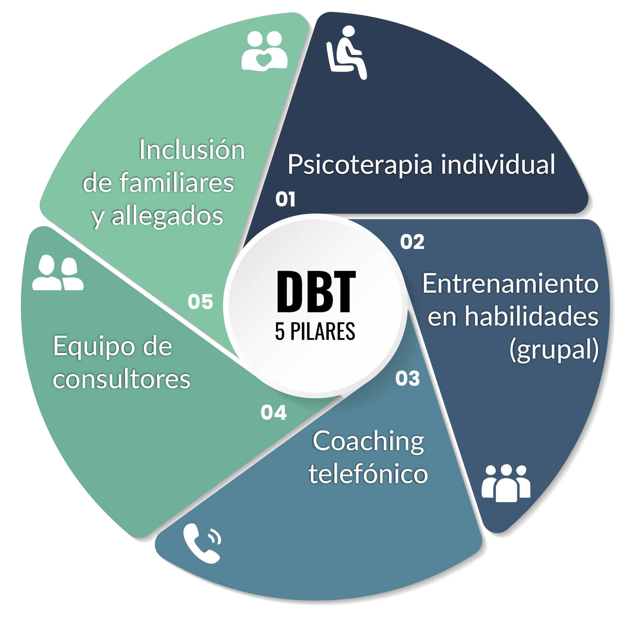 5 pilares del DBT
